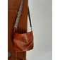 Hombre Mujer Bolso bandolera bolsas de cubo Cuero de PU De Compras Diario Ajustable Gran Capacidad Duradero Color sólido Marrón Oscuro Negro Verde Trébol