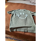 Herr symbol T-shirt Vardaglig stil 100 % bomull Kortärmad Grafisk Skjorta Heather Grey Svart Vit Bekväm t-shirt Utomhus Gata Modedesignerkläder