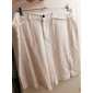 Homme Shorts Shorts en Lin Shorts d'été Shorts de plage Cordon de serrage Avec Poches Jambe zippée Uni Confort Respirant Court Occasionnel Quotidien Fête Mode Style Classique Blanche bleu marine