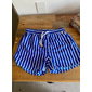 Herren Badehosen Badeshorts Boardshorts Sommershorts Kordelzug Tasche mit Mesh-Futter Gestreift Komfort Schnelltrocknend Kurz Lässig Täglich Ferien Hawaiianisch Klassicher Stil Schwarz 1 # Schwarz