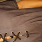 Bărbați Tricou Tricouri Manșon scurt Guler Vară Grafic Bloc Culoare Epocă Modă Designer Cu Șiret Imprimeu Casual Zilnic Sport Negru Albastru piscină Maro Top tricou pentru bărbați
