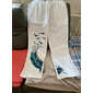 Homme Pantalons Pantalon d'été Pantalons de Plage Cordon de serrage Avec Poches Taille Élastique Plume Léger Extérieur Longueur complète Occasionnel Quotidien Occasionnel Pantalons Blanche bleu marine