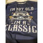 Herren T-Shirt Lustiger 'Ich bin nicht alt ich bin ein Klassiker seit 1977' Grafik Druck Vintage Klassiker Auto Geburtstag Kurzarm
