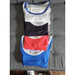 Herr Linne Undertröjor Ärmlös tröja Ärmlös Rund hals Sommar Slät Mode Designer Muskel Utomhus Utekväll Gym Svart Vit Rubinrött Topp t-shirt för män