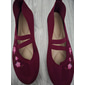 Schwarze bestickte Mary-Jane-Ballerinas für Damen – atmungsaktive Slipper aus Mesh mit Doppelriemen – lässiger Vintage-Stil für den Alltag