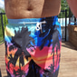 Herr Kokosnötsträd Boardshorts Badshorts Sommarshorts Medium Midja Hawaiisk Boho Ledigt Dagligen Helgdag Snörning med meshfoder Elastisk midja Designer Kläder