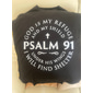 Tricou grafic pentru bărbați Psalmul 91 