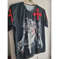 Tricou bărbați Crucerași Unisex Templari Cruce Grafic Imprimat Soldat Tricou Tricou Distressed Mâneci Scurte Tricou 3D Imprimat Bluza cu Guler Rotund Sportiv Designer Casual Exterior Stradă Zilnic