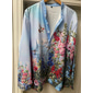 Homme Fleuri Chemise Chemise Boutonnée manche longue Mode Streetwear Designer Quotidien Sortir Été Printemps Automne Col montant Imprimé Jaune Bleu Violet Vert