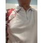 Férfi Mértani Cipzáras pólóingek Golfing Rövid ujjú Pólóingek Galléros ingek Üzleti alkalmi Nyaralási viselet Ünnepi viselet Fesztivál viselet 3D nyomtatás Quarter Zip Polo Sárga Katonai zöld Rubin