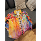 Per uomo Floreale Camicia Camicia Aloha Manica Lunga Moda Streetwear Designer All'aperto Casuale Quotidiano Estate Primavera Autunno Collo ripiegato Stampato Nero Bianco Rosso Blu marino Viola chiaro