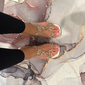 sandali da donna con tacco trasparente decorato con fiori e strass – eleganti scarpe aperte con tacco alto per matrimoni e occasioni speciali