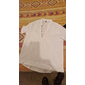 Per uomo Camicia di lino Camicia con colletto alla coreana Camicia popover Camicia Estiva Abbigliamento da spiaggia Camicia casual Semplice Vacanza Casuale Nero Bianco Rosa Vino Manica Corta Scollo a