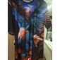 Homme Animal Aigle T-shirt Manche Courte T-shirt Impression 3D Col ras du cou Chemise Sports Mode Vêtements de sport Occasionnel Quotidien Extérieur Bleu Jaune Bleu Poudré Été Printemps Vêtement Tenue