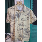 Homme Cocotier Graffiti Plantes Tropicales Chemise Chemise hawaïenne Chemise Aloha Manche Courte Chemise Col Rabattu Mode Designer Occasionnel Occasionnel Extérieur Rue Blanche Jaune Vert Claire
