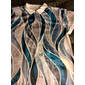 Per uomo Geometrico Polo con zip Maglia da golf Manica Corta Magliette polo Camicie con Colletto Business Casual Abbigliamento da vacanza Abbigliamento Formale Abbigliamento da festa Stampa 3D Polo