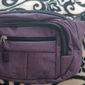 unisex multi-pocket canvas crossbody midjeväska, justerbar bälte fanny pack för resor, utomhus och daglig användning