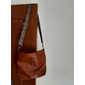 Hombre Mujer Bolso bandolera bolsas de cubo Cuero de PU De Compras Diario Ajustable Gran Capacidad Duradero Color sólido Marrón Oscuro Negro Verde Trébol