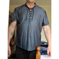 Homme T-shirt Manche Courte Col Été Graphique Bloc de Couleur ancien Mode Designer À lacets Imprimé Occasionnel Quotidien Sports Noir Bleu Marron T-shirt haut de gamme pour homme
