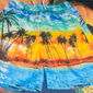 Herr Kokosnötsträd Boardshorts Badshorts Sommarshorts Medium Midja Hawaiisk Boho Ledigt Dagligen Helgdag Snörning med meshfoder Elastisk midja Designer Kläder