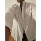 Per uomo Camicia camicia di lino Camicia con colletto a fascia Camicia estiva Abbigliamento mare Maglietta informale Informale Giornaliero Nero Bianco Rosa Blu Manica lunga Colletto Mao Primavera
