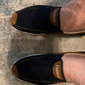 męskie półbuty typu slip-on – oddychające płócienne mokasyny z antypoślizgową podeszwą do codziennego chodzenia i podróżowania