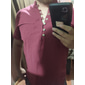 Per uomo Camicia di lino Camicia con colletto alla coreana Camicia popover Camicia Estiva Abbigliamento da spiaggia Camicia casual Semplice Vacanza Casuale Nero Bianco Rosa Vino Manica Corta Scollo a