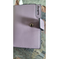 portafoglio bifold in similpelle viola da donna – elegante portamonete con cerniera e porta carte per l'uso quotidiano e come regalo