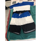 Herren T-Shirt Anzüge Trainingsanzug Tennishemd Shorts und T-Shirt-Set Kurze Ärmel Rundhalsausschnitt Sommer Farbblock Gymnastik Lässig 2 teilig Urlaub Alltagskleidung Sportkleidung Gelb Rote Blau