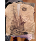 Bărbați Tricou Grafic Harta lumii Guler de stand Îmbrăcăminte Tipărire 3D Zilnic Sport Manșon scurt Cu Șiret Imprimeu Modă Designer Stilat Epocă