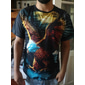 Homme Animal Aigle T-shirt Manche Courte T-shirt Impression 3D Col ras du cou Chemise Sports Mode Vêtements de sport Occasionnel Quotidien Extérieur Bleu Jaune Bleu Poudré Été Printemps Vêtement Tenue