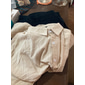 Per uomo Camicia di lino Camicia casual Camicia da Spiaggia Camicia con Bottoni Camicie sbottonate Semplice Spiaggia Vacanza Nero Bianco Rosa Blu marino Manica Lunga Bavero Primavera & Estate