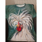 Den veteránů Pánské patriotické veterán grafický 3D potisk kohout tričko distressed tričko tričko s krátkým rukávem crew neck tričko vintage streetwear pohodlné běžné sporty každodenní nošení 1 2 3