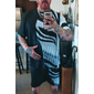 Per uomo Stampe Grafiche Tecnologia 2 pezzi Set di magliette Set abbinati Manica Corta Pantaloni corti Girocollo Essenziale Classico Confortevole All'aperto Streetwear Quotidiano Stampa 3D Estate