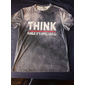 Men's Graphic T-Shirt, Short Sleeve, featuring 'Think While It's Still Legal' Sarcastic Lifestyle Humor