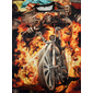 Bărbați Grafic Cranii Flacără Μηχανή Tricou Tricou Motocicletă Manșon scurt Tricou Tipărire 3D Stil Nautic Cămașă Epocă Modă Designer În aer liber Zilnic Sport Albastru Portocaliu Gri Primavara vara