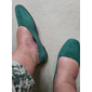 Faltbare schwarze Ballerinas für Damen – leichte bequeme Reiseschuhe mit flexibler Sohle