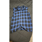 Homens Camisa Social camisa de verão Camisa da verificação camisa de botão Camisas xadrez Amarelo Vermelho Azul Sem Manga Xadrez Aberto para a Lateral Ao ar livre Rua Botão para baixo Roupa Moda