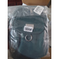 sac à bandoulière en nylon noir pour femme avec accessoires argentés et bandoulière réglable - petit sac à bandoulière léger et pratique pour les voyages et l'utilisation quotidienne