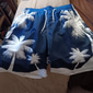 Herr Kokosnötsträd Boardshorts Badshorts Sommarshorts Medium Midja Hawaiisk Boho Ledigt Dagligen Helgdag Snörning med meshfoder Elastisk midja Designer Kläder