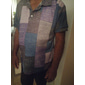 Per uomo Plaid Magliette Polo a Nido d'Ape Maglia da golf Manica Corta Magliette polo Camicie con Colletto Vintage Casual Abbigliamento da vacanza Abbigliamento Formale Abbigliamento da festa Stampa