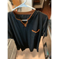 Per uomo Maglia Henley Maglietta Maniche Corte Semplice Moda Designer Essenziale Tasca Frontale Scollo a V Vacanza Streetwear Uscire Estate Nero Blu marino Grigio chiaro Maglietta Henley