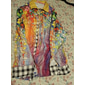 Per uomo Floreale Camicia Camicia Aloha Manica Lunga Moda Streetwear Designer All'aperto Casuale Quotidiano Estate Primavera Autunno Collo ripiegato Stampato Nero Bianco Rosso Blu marino Viola chiaro