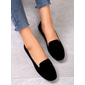 Faltbare Slipper aus Wildleder für Damen mit gewelltem Design – leichte und bequeme Flats für den Alltag