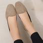 Femme Ballerines Ballerines Grandes Tailles Chaussures souples Marche Couleur unie Talon Plat Bout rond Décontractées Confort Minimalisme Polyuréthane Vin Noir Rouge