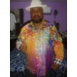 Per uomo Floreale Camicia Camicia Aloha Manica Lunga Moda Streetwear Designer All'aperto Casuale Quotidiano Estate Primavera Autunno Collo ripiegato Stampato Nero Bianco Rosso Blu marino Viola chiaro