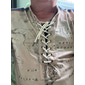 Bărbați Tricou Grafic Harta lumii Guler de stand Îmbrăcăminte Tipărire 3D Zilnic Sport Manșon scurt Cu Șiret Imprimeu Modă Designer Stilat Epocă