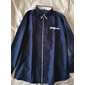 Homme Chemise Chemise boutonnée Chemise à col Pois Mariage Extérieur Noir Blanche Rouge bleu marine manche longue Col rabattu Eté Printemps Vêtement Tenue Imprimer