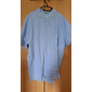 Per uomo camicia di lino Camicia Guayabera Camicia con colletto a fascia Camicia estiva Abbigliamento mare Maglietta informale Liscio Da mare Curise Nero Bianco Blu Verde Manica corta Colletto alla