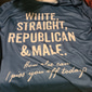 Heren T-Shirt Korte Mouwen Grafische T-Shirt met 'Wit Recht Republikein  Man. Hoe Anders Kan Ik Je Vandaag Kwaad Maken?' Provocatief Levensstijl Slogan